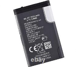 Replacement Battery Ovegna BL-5C, Lithium Ion, 1020mAh, 3.7V x 250