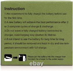 Replacement Battery for Dewalt 18V with LED Indicator 2X 5.0Ah