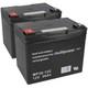 Replacement Battery For Invacare Butler, Leo 2x Multipower 12v 36ah