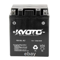 SLA Battery Kyoto for Honda 500 Two Wheels 1978 to 1982 YB14L-A2 SLA / 12V 14Ah