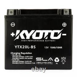 SLA Battery Kyoto for Motorcycle YTX20L-BS SLA / 12V 18Ah New