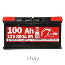 SPEED L5100 Ah 850A EN CAR BATTERY = FIAMM 100Ah DX+ MERCEDES READY TO USE