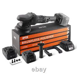 SPTA Cordless Car Polisher Dual Action Machine 18V 4.0Ah Two Batteries