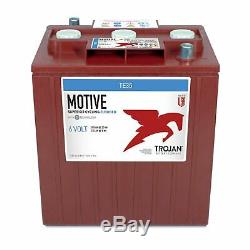 Set Of 4 Cyclic Trojan 245ah Battery 6v Te35 Free Acid Golf Cart Photo