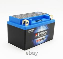 Shido LT12A-BS 12V LiFePO4 Lithium Ion Battery (YT12A-BS) Moto Racing