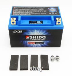 Shido LT12A-BS 12V LiFePO4 Lithium Ion Battery (YT12A-BS) Moto Racing