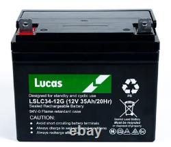 Slow-discharge battery LUCAS LSLC34-12G
