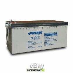 Solar Battery 12v Maintenance Free Agm 200h Photovoltaic Slow Discharge