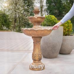 Solar and Hybrid Battery Power Kingsbury Outdoor Water Fountain