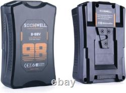 Soonwell B98 Lithium Battery 14.8V 6600mAh Video Cinema for Professional Camera