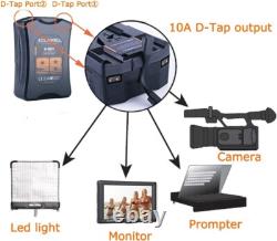 Soonwell B98 Lithium Battery 14.8V 6600mAh Video Cinema for Professional Camera
