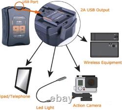 Soonwell B98 Lithium Battery 14.8V 6600mAh Video Cinema for Professional Camera