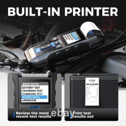 TOPDON BT300P Car Battery Tester with Built-in Printer 12/24V