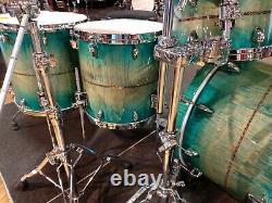 Tama Star Maple Drum Set 22/8/10 / 12/14/16 14 × 6.5 Emerald Sea