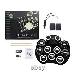 Tambour Kit Black + Green Black+white Digital Electronic Folding