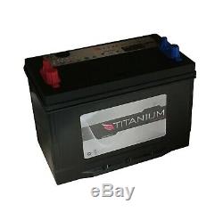 Titanium 12v 90ah Battery Discharge Slow For Leisure, Caravan, Camping Car