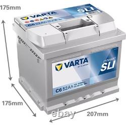 VARTA 52Ah/520A Car Battery for Renault Twingo I (C06)