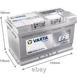 VARTA Car Battery 80Ah/800A