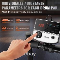 VEVOR 203.2 mm Electronic Drum Kit for Adult Beginners 32 pcs 480 Sounds