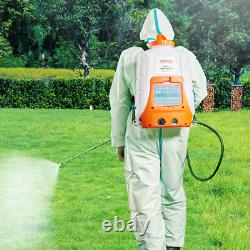 VEVOR Battery-Powered Backpack Electric Sprayer 15L Tank 4.1L/min 0-6.2bar