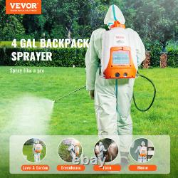 VEVOR Battery-Powered Backpack Electric Sprayer 15L Tank 4.1L/min 0-6.2bar VEVOR Battery-Powered Backpack Electric Sprayer 15L Tank 4.1L/min 0-6.2bar