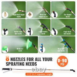 VEVOR Battery-Powered Backpack Electric Sprayer 15L Tank 4.1L/min 0-6.2bar VEVOR Battery-Powered Backpack Electric Sprayer 15L Tank 4.1L/min 0-6.2bar