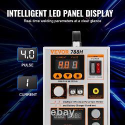 VEVOR Battery Spot Welder 788H Pulse Battery Charger 2 Modes