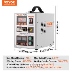 VEVOR Battery Spot Welder 788H Pulse Battery Charger 2 Modes