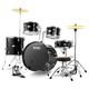 Vevor Complete Adult Drum Set 5pcs 560 Mm? Black Seat Stand