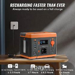 VEVOR Portable Electric Generator Lithium-ion Battery Power Station 296 Wh