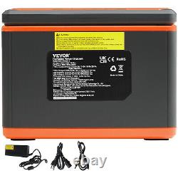 VEVOR Portable Electric Generator Lithium-ion Battery Power Station 296 Wh