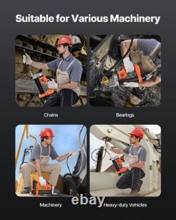 VEVOR Wireless Electric Grease Gun 20V 55 MPa with 2.0 Ah Battery