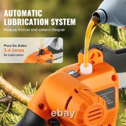 VEVOR Wireless Pole Pruner Battery Chainsaw 20V 2Ah 13cm? Long 2.43m