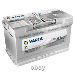 Varta 580901080J382 Silver Dynamic AGM Starter Battery for Audi BMW Ford