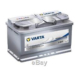 Varta Agm La80 Discharge-slow Battery