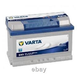 Varta Blue E43 Battery 12V 72ah 680A 5724090683132 278x175x175mm