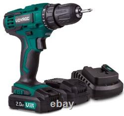 Vpower 20v Wireless Screwdriver Complete Set With 2 Batteries 2