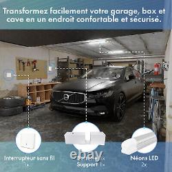 Wireless Battery Lighting Kit For Garage Box Cave Without Electricity