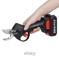 Wireless electric pruning shears with 2 new professional branch cutting batteries