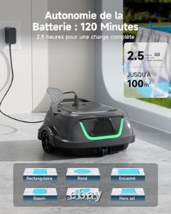 Wybot A1 Cordless Pool Robot, Bottom Cleaning, Long-Lasting Battery