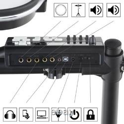 XDrum Kit Electronic Drum with Mesh Heads, Cymbal Choke, Kick Pad, Stool, Headphones