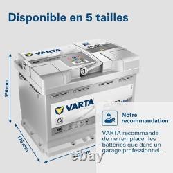 XEV Silver Dynamic AGM Starter Battery L2 A8 12V 60Ah / 680A 560901068