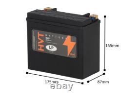 YTX20L-BS AGM Motorcycle Battery 20Ah 12V LANDPORT HVT-1 51821 CTX20L-BS GTX20L-BS