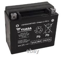 YUASA Battery WithC Factory Activated Maintenance-Free YTX20HL FA