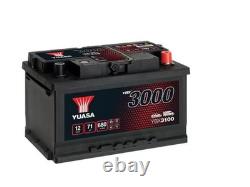YUASA Car Battery 71Ah/680A RENAULT CLIO