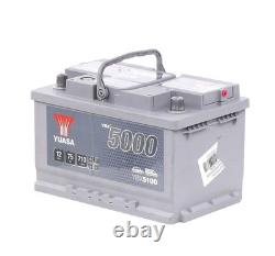 YUASA YBX5100 YBX5000 Starting Battery SMF 12V 75Ah 710A EN for FORD Transit