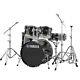 Yamaha Fusion 20 Black Glitter Rydeen Drum Set With Hardware, No Cymbals