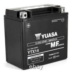 Yuasa SLA Battery for BMW Motorcycle 1250 R Rs 2019 to 2022 YTX14 / AGM / 12V 12Ah