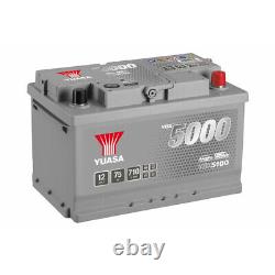 Yuasa Silver YBX5100 Battery 12v 75ah 710A High Performance
