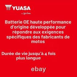 Yuasa YTX12 Motorcycle Battery 12V 180 CCA AGM High Performance